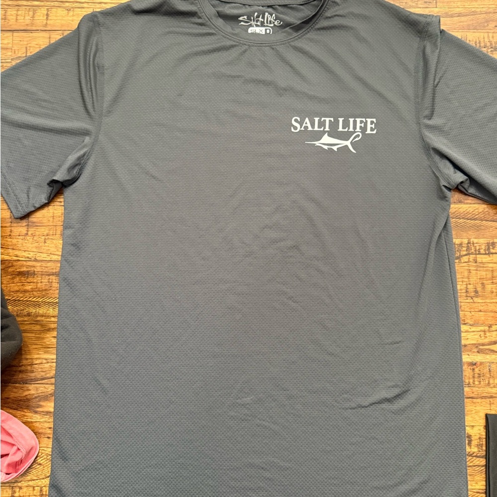 Salt Life Men's Charcoal Short Sleeve Tee